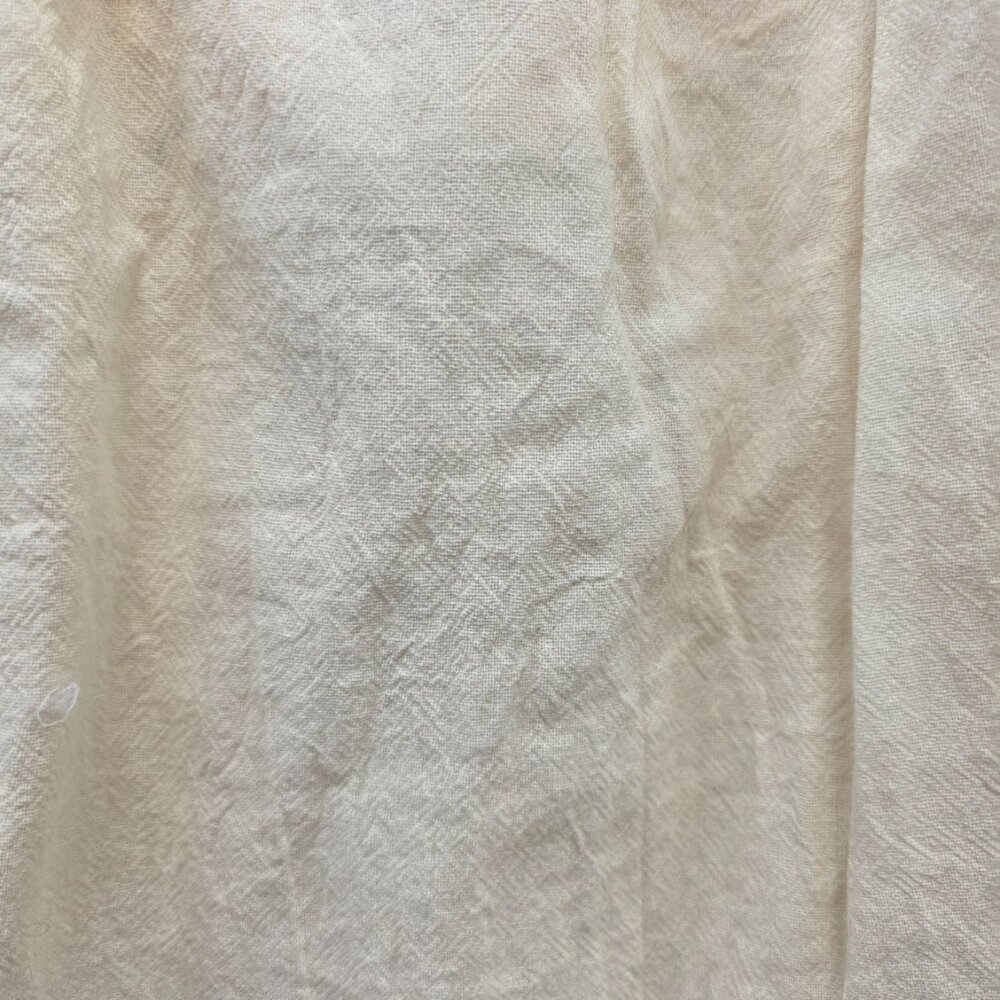 HEYSON Square Neck Crop Top | Cream Oatmeal Linen Look | Wide Strap Boho - Picture 3 of 12